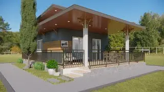 Small House Design  6m x 6m (Farm House)