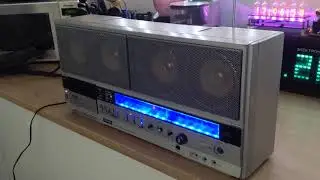 Boombox Restoration & LED Mod - Crown CSC-350L