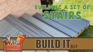 How to build Custom Built Stairs out of Trex
