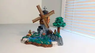LEGO Windmill MOC Timelapse