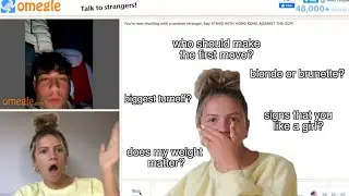 asking guys on omegle questions girls are too afraid to ask... AWKWARD