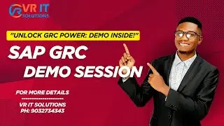SAP GRC Demo Session By VR IT Solutions: Step-by-Step Security & Compliance | Sap GRC Demo