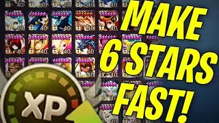The MOST EFFICIENT Way To Level Up Food And Make 6 Stars In Summoners War