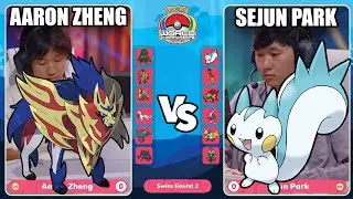 Round 2 | Aaron Zheng vs Se-jun Park 2024 VGC World Championships