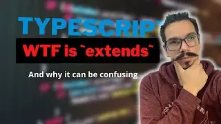 WTF doest the extends keyword on Typescript?