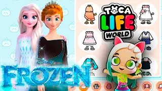 How to make FROZEN CHARACTERS in Toca Boca Life World💕 Which character do you like more?