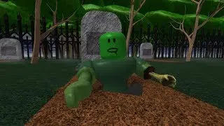 Страшные зомби и пауканы хотят нас сожрать  - ROBLOX