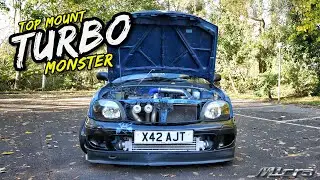 THIS HOME BUILT 840KG 1.4L *TOP MOUNT TURBO* MICRA IS BONKERS!
