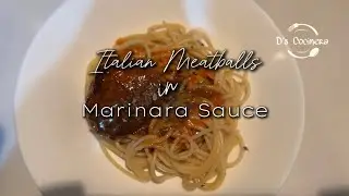 Italian Meatballs in Marinara Sauce | Easy Recipe