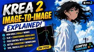 Krea 2 Image-to-Image Explained | Why It Isn't an Edit Model + Better ComfyUI Workflows
