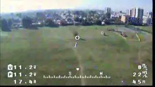 FPV WARNING , A must see,  Quad copter flight with a noncharge Gopro, luckily I did not crash