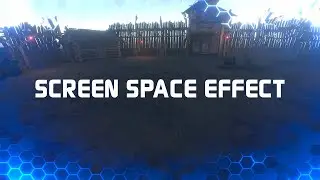 Guide how to make sci-fi screen space shader using Unity Shader Graph with URP