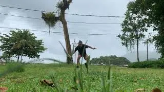 Mestre Matias treinando na Ilha Grande RJ