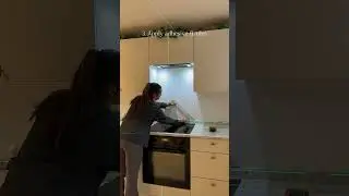 DIY herringbone splashback IG charlottes_homestyle #shorts #tiles