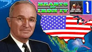 RISE OF THE COLD WAR! Hearts of Iron 4: Cold War Mod: United States Campaign Gameplay #1