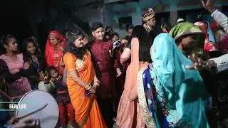 यूपी वाला ठुमका भाग -2 HINDU WEDDING || HD Video || DESI DANCE video || Dhol nagada Benjo part 02