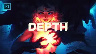 "Depth" - Digital Painting Time-lapse