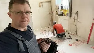 РЕМОНТ ХРУЩЁВКИ: СУШИМ СТЕНЫ, ТЁПЛЫЙ ПОЛ, НОВЫЕ БАТАРЕИ   часть 3