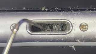 Satisfying iPhone 6s charging port and speaker cleaning at Phone Fix Craft