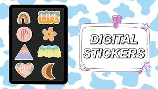 How to make digital stickers! 2020 | Procreate tutorial for beginners