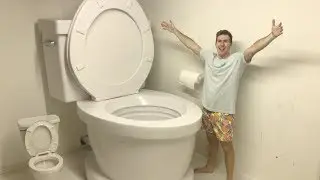 WORLDS LARGEST TOILET FLUSHING
