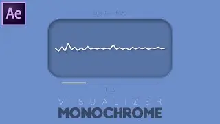 Monochrome Visualizer in After Effects | AE Tutorials