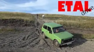 Бонус: Нива 2121 на трассе для автокросса 