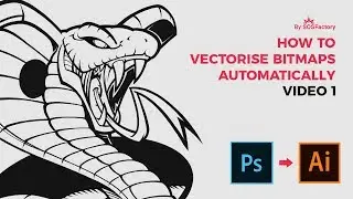 Illustrator tutorial: How to convert bitmaps to vectors VIDEO 1