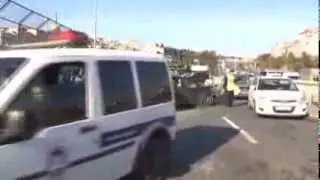 Evening traffic nightmare in Istanbul