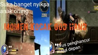 Momen Kocak God Hand – Saat Hadapi musuh Biasa