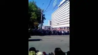 Парад военной технике в Воронеже 9 мая 2016 года