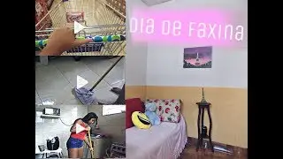 DIA DE FAXINA- SALA E COZINHA + MERCADO | CASADA COM 18