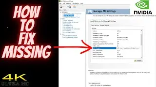 How To Fix Missing DSR Factors  ( Nvidia Control Panel )