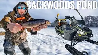 Backwoods Trout Pond | Ski-doo Expedition Shakedown Run!