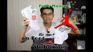 Jordan 4 Retro Pure Money 2017 Unboxing and on feet