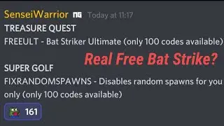 Free Bat Strike Ultimate be like... || Treasure Quest Roblox ||