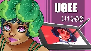 Unboxing and Drawing Process for Ugee U1600 Pen Display