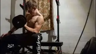 Full arm workout + muscle flexing