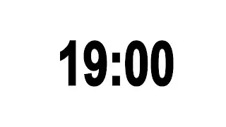 19 Minute Countdown Timer with Alarm