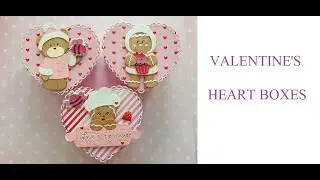 Valentine's Day Paper Crafts | More Valentine’s Heart Boxes