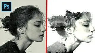 How to create double exposure effect - Photoshop [2 MINUTES]
