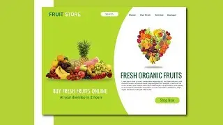 Landing Page Design | Website Design in illustrator | illustrator Tutorial