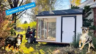 Our Custom Dog House Arrived