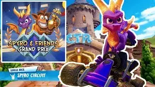 SPYRO CIRCUIT NEW TRACK GAMEPLAY! Crash Team Racing: Nitro Fueled Grand Prix Update