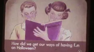 vintage filmstrip: Happy Halloween