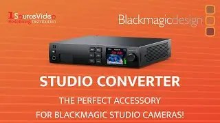 Blackmagic Design's Studio Converter: Power Your Blackmagic Studio Camera Via Ethernet!