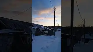 Оранжевое утро в Саратове