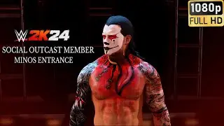WWE 2K24 REW Social Outcast Minos Entrance @willscartoli5301 | REW Dynamite CAW Universe Series (RD)