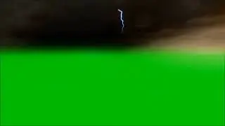 Thunder Storm green screen