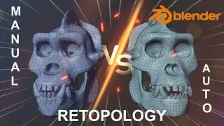 Manual vs Automatic Retopology